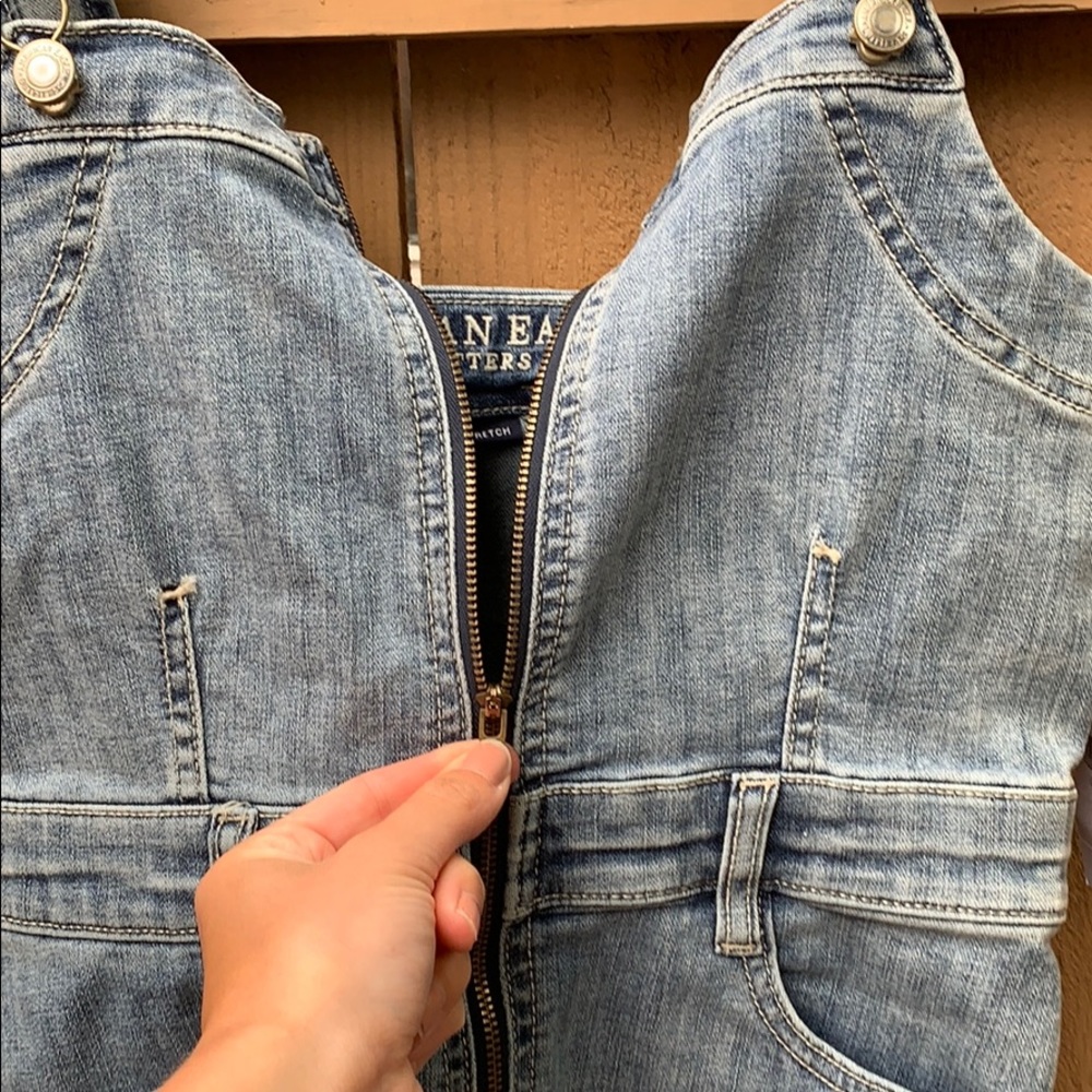 American Eagle Denim Dress Overall - Picture 5 of 6